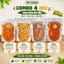 Combo 2Kg Bánh Các Loại: Khoai tây Phô Mai + Thèo Lèo Cay + Bánh Nón Cay + Tăm Đậu - PK FOOD