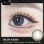 Lens mắt 829 Gray màu xám nâu filter, viền đen tự nhiên, size vừa - thương hiệu LUNA EYES