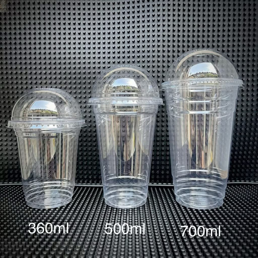 Combo 50 Cốc nhựa 360ml -500ml -700ml  dùng một lần An Toàn -Vệ Sinh