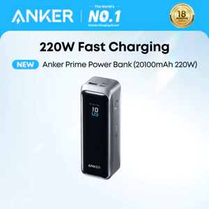 Sạc dự phòng Anker Prime A110A 26500mAh, sạc nhanh 3 cổng tối đa 300W, có thể sạc hai chiều