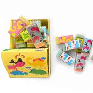LEAFBOOK Tẩy Hình Khủng Long Dễ Thương Loại Dày – Gôm Tẩy Học Sinh Tẩy Siêu Sạch, Ít Vụn, Không Lem Giấy