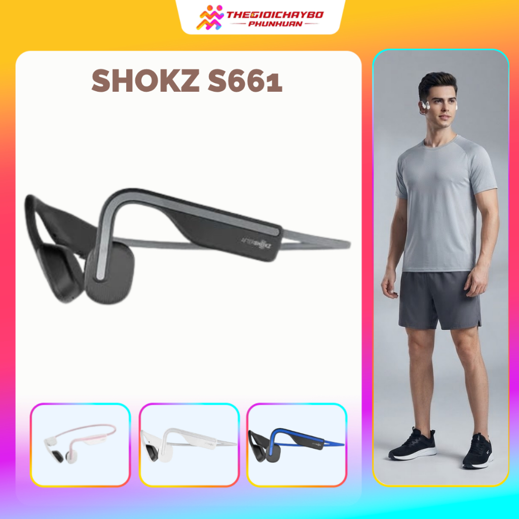 Tai Nghe Truyền Xương Bluetooth Shokz S661 OpenMove