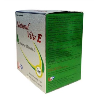 Vitamin E Natural USP US Pharma USA Hộp 100 Viên