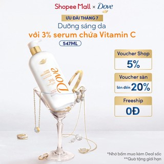 Sữa tắm Dove Vitamin C dưỡng sáng da - Glow Recharge 547ml