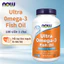 NOW Dầu cá Omega 3 180 viên hàm lượng EPA/DHA, thực phẩm bổ sung ăn uống hàng ngày