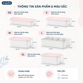 Hộp lưu trữ đa năng Inochi - Sano