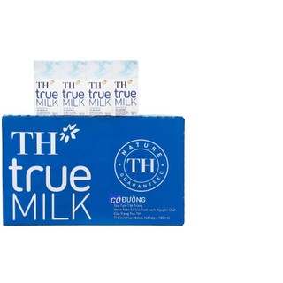 Thùng 48 hộp sữa tươi tiệt trùng có đường TH true MILK 180ml
