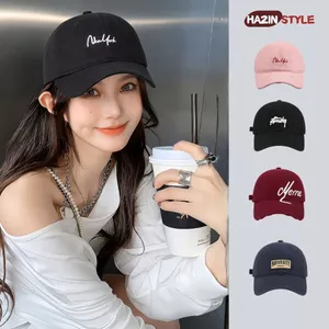 Mũ lưỡi trai nam nữ HAZIN thêu chữ form cứng, nón lưỡi trai dành cho nam nữ cách điệu đứng đi chơi siêu xinh