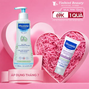 Nước Làm Sạch Mặt Và Cơ Thể Mustela Không Cần Rửa Lại Cho Em Bé Da Thường NO-RINSE CLEANSING WATER 100ML/300ML