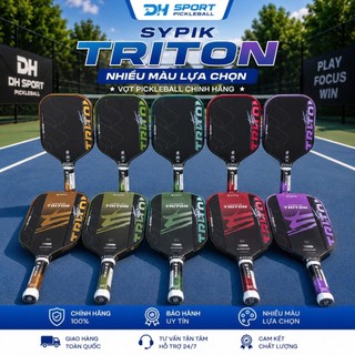 Vợt Pickleball Sypik Triton 5 Pro 2026 Chính Hãng, Dòng Vợt Carbon Cao Cấp Cho Công Thủ Toàn Diện