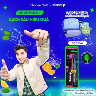 Bộ 2 Cây Bàn chải Closeup Precision Clean siêu mềm