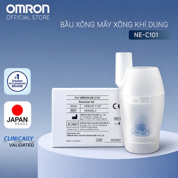 Cốc Đựng Thuốc Bầu Xông Dùng Cho Máy Xông Khí Dung Omron NE-C101 | Hàng Chính Hãng