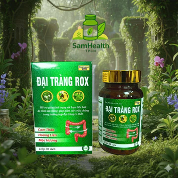 ( Chai ) Viên Uống ĐẠI TRÀNG ROX Hỗ Trợ Giảm Viêm Đại Tràng, Giảm Tiêu Chảy, Táo Bón - Hộp 30 Viên