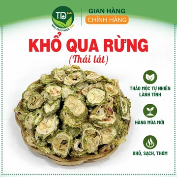 Khổ qua rừng sấy khô (mướp đắng rừng sấy khô), 500gr, hàng mùa vụ mới, khô, sạch, thơm, thanh lọc cơ thể