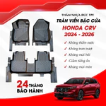 Thảm Lót Sàn Ô Tô TPE Cao Cấp Honda CRV 2024 - 2026 (5 CHỖ ) TRÀN VIỀN Thảm Nhựa Đúc Khuôn Không Mùi — ảnh 1