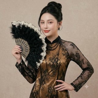 [ DAISYN ] N1195 Vòng Cổ Ngọc Đá Đen Nhân Tạo Khoá Vặn 150cm Phụ Kiện Xinh Xắn Cho Nữ, Sang Trọng.