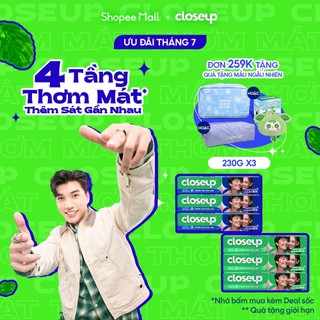 Combo 3 Kem Đánh Răng Closeup Cho Hơi Thở Thơm Mát Bất Tận 230G/Tuýp