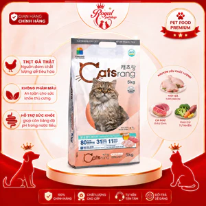 Thức ăn hạt cho mèo mọi lứa tuổi Catsrang 5kg Hàn Quốc - Bao bì mới