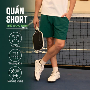 Quần Short Nam Livan LV26S04M313, Quần Đùi Nam 1 Lớp Co Giãn Thoáng Khí, Vận Động Thoải Mái