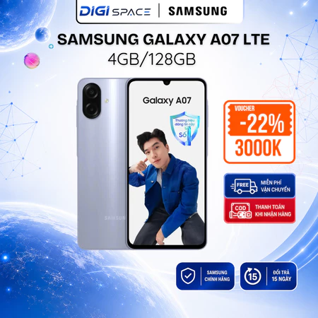 Điện thoại Samsung Galaxy A07 LTE 4GB | 64GB - Chính hãng Samsung Việt Nam