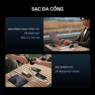 CUKTECH 10 PLUS Sạc Di Động 2C1A | Sạc Nhanh 120W Max | Dung Lượng 15.000mAh | Bảo Hành 18 Tháng PB150P
