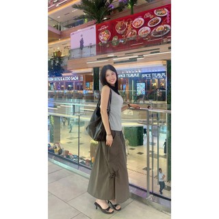 [HOẢ TỐC] Chân Váy Lưng Chun Rút Dây Buộc Nơ | Urban Volume Skirt