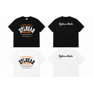 Áo Thun Boxy Unisex DYLHEAR Local Brand In Chữ Streetwear Form Rộng 100% Cotton Thoáng Mát BX08