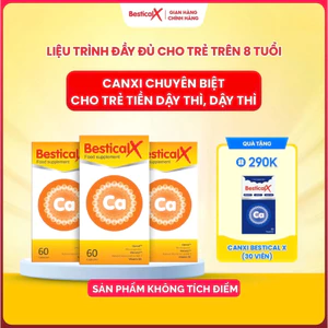 Mua 3 Canxi BesticalX 60 viên, tặng 1 quà tùy chọn (không tích điểm) - FS