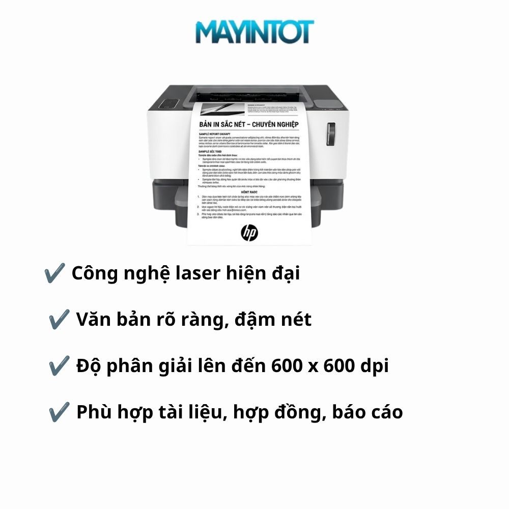 [Tặng Ống Nạp] Máy In HP1000A Máy In Đen Trắng Văn Phòng Nhỏ Gọn Máy In USB Tốc Độ Cao  - Máy In Giá Tốt