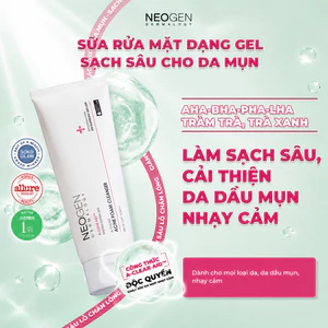 Sữa Rửa Mặt Dạng Gel Làm Sạch Sâu Neogen Dermalogy A-clear Acne Foam Cleanser 150ml