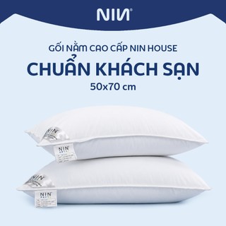 Ruột Gối Nằm Cao Cấp NIN House Cho Người Nằm Cao, Nằm Thấp | 40x60cm, 50x70cm | Sợi Polyester Nguyên Sinh