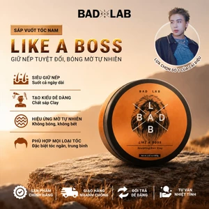 Sáp Vuốt Tóc Nam, Giữ Nếp Lâu, Hiệu Ứng Tự Nhiên Like A Boss, Wax, Clay, Pomade, Gel Giữ Nếp Tạo Kiểu Cho Mọi Loại Tóc