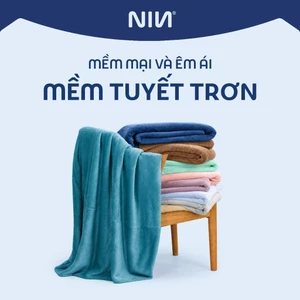 Chăn Mền tuyết NIN siêu mềm mịn 130x200cm và 160x200cm nhiều màu sắc, chăn sofa, chăn đắp văn phòng