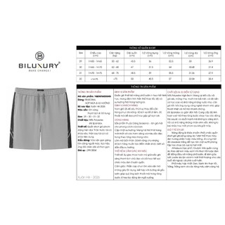 [T7_SALE 20%_HT] Quần Short Gió Thể Thao Nam Biluxury 1QDGT602 Quần Đùi Gió Nam Form Vừa Vặn Tôn Dáng Basic Mềm Mại