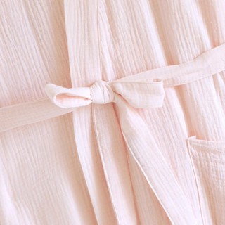 Áo Choàng tắm Lim Dim vải xô muslin cotton 100% mềm nhẹ thấm hút nhanh màu pastel