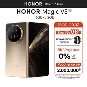 Điện Thoại Cao Cấp HONOR Magic V5 16GB+512GB | Pin 5820mAh | Màn hình 7.95 inch | Snapdragon 8 Elite