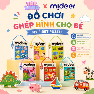 Đồ Chơi Ghép Hình Mideer My First Puzzle Cho Bé – Puzzle Phát Triển Tư Duy, Nhận Biết Hình Ảnh