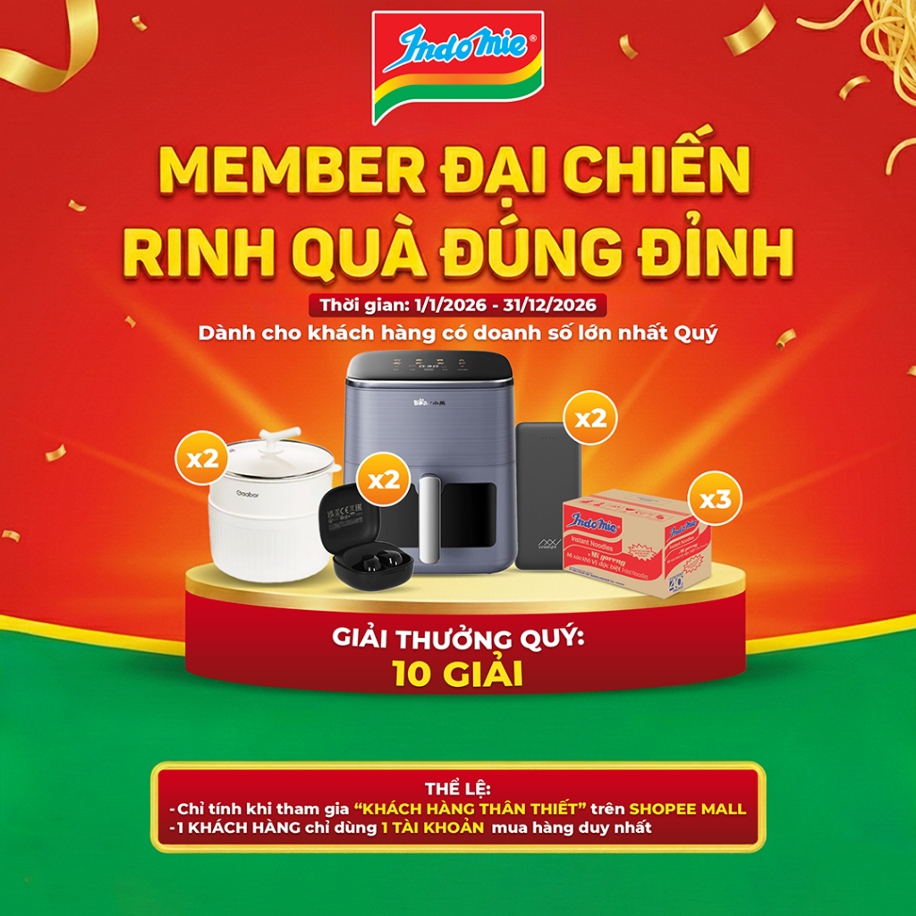 [LS- Voucher 30%] Mì trộn Indomie đủ vị- Thùng 40 gói