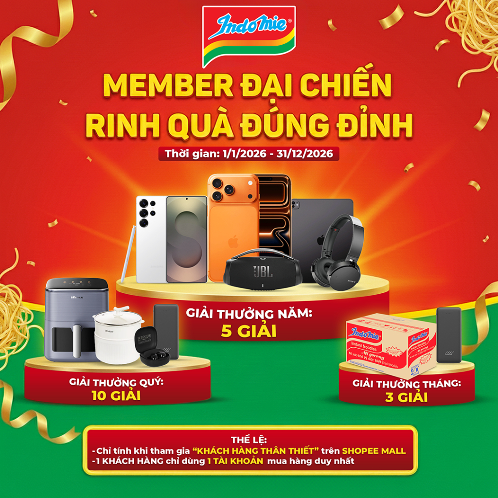 [LS- Voucher 30%] Mì trộn Indomie đủ vị- Thùng 40 gói