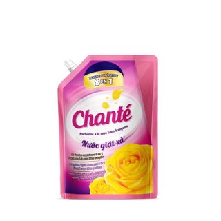 Combo 1 Túi Nước giặt xả Chanté Cao Cấp 8 Trong 1 3.05kg và Túi Nước rửa chén Chanté 3.2kg