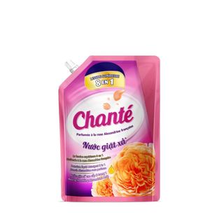 Combo 1 Túi Nước giặt xả Chanté Cao Cấp 8 Trong 1 3.05kg và Túi Nước rửa chén Chanté 3.2kg