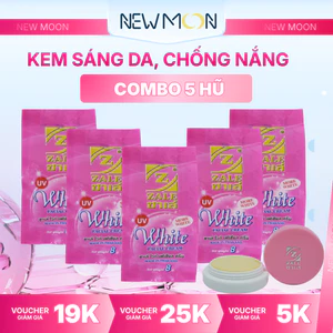 Combo 5 Hũ Kem ZALE Hồng - Giúp Làm Trắng Da, Làm Hồng Với Tinh Chất Ngọc Trai Chính Hãng