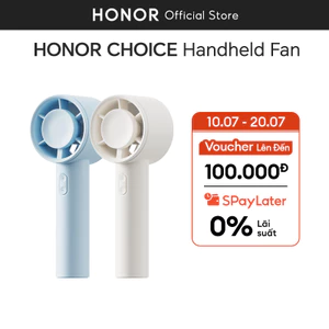 Quạt Cầm Tay Honor Choice Aisolove Handheld Fan | Pin 1200mAh | 5 Cấp Độ Gió | Gọn Nhẹ 125g | Độ Ồn Thấp | BH 12 Tháng