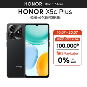 Điện Thoại Honor X5c Plus 4GB + 64/128GB | Pin 5260mAh | Media Tek Helio G81 | Bảo hành 18 Tháng