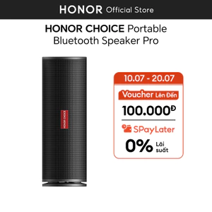 Loa Bluetooth không dây Honor Choice Portable Bluetooth Speaker Pro | Bluetooth 5.3 | IP67 | Pin 12 giờ | BH 12 tháng