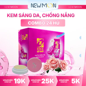 Combo 24 Hũ Kem ZALE Hồng - Giúp Làm Trắng Da, Làm Hồng Với Tinh Chất Ngọc Trai Chính Hãng