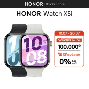 Đồng Hồ Thông Minh Honor Watch X5i | Màn Hình AMOLED 1.97" | Pin Lên Đến 21 Ngày | Bảo Hành 12 Tháng