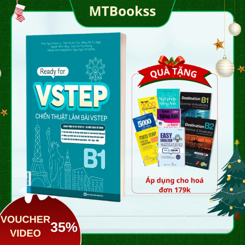 Sách - Ready For VSTEP Chiến Thuật Làm Bài VSTEP B1 - MCBooks