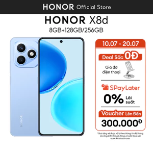 Điện Thoại Honor X8d 8GB +128/256GB | Camera 108MP| Snapdragon 6s Gen 2 | Pin 7000mAh | BH 18 Tháng