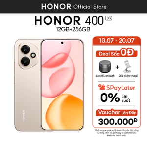 Điện Thoại Honor 400 5G 12GB + 256GB | AI Camera 200MP, Sạc Nhanh 80W | Snapdragon 7 Gen 3 | BH 24 Tháng